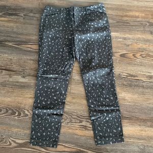 Cheetah Print Business Slacks